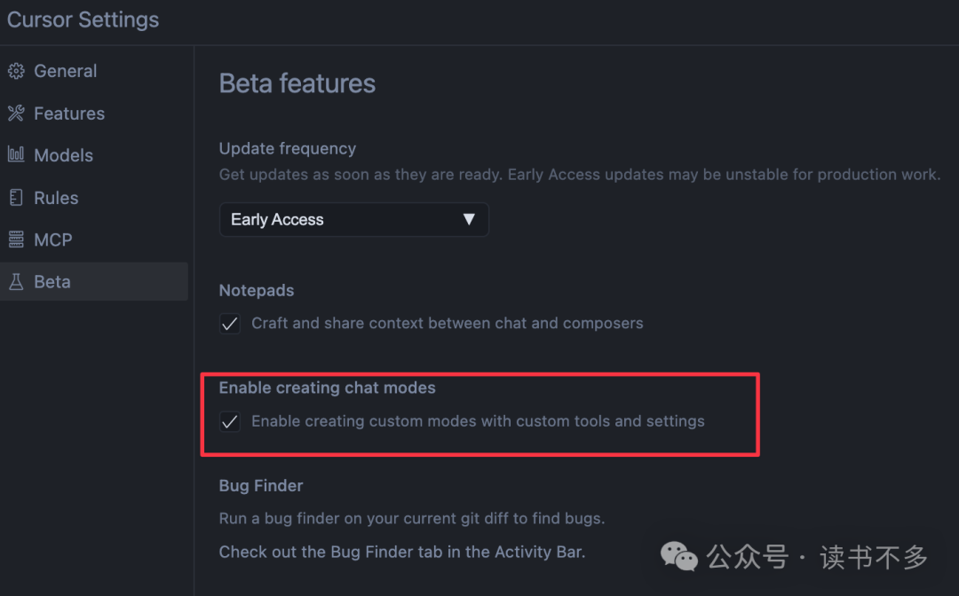 Enable creating Chat modes