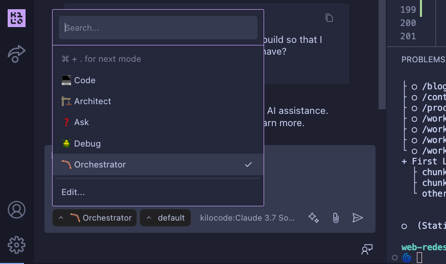 Kilo Code编排模式