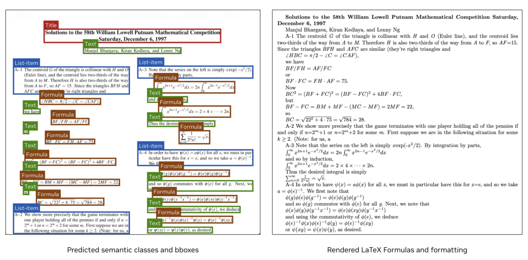 格式和方程提取